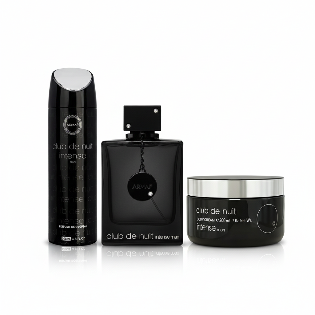 Club De Nuit Intense 100ml + Pasta Corporal 200g + Spray Corporal 200ml